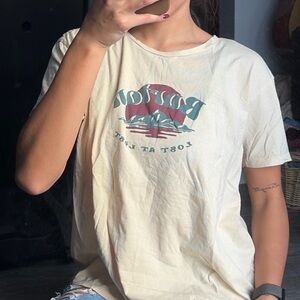 Burton Beige Graphic Tee